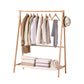 Clothes Stand Garment Drying Rack Hanger Organiser Wooden Rail Portable