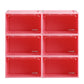 Stacked Sneaker Display Case 6x Shoe Pink