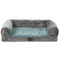 LARGE Dog Beds Pet Sofa Bedding Soft Warm - Grey