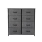 Levede Storage Cabinet Tower Chest Dark Grey