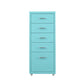 Levede 5 Drawer Office Cabinet Drawers Turquoise