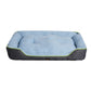 XLarge Dog Beds Pet Cooling Sofa Mat Bolster - Grey