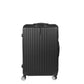 24" Luggage Suitcase Code Lock Hard Shell Travel Carry Bag Trolley - Black