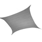 Sun Shade Sail Cloth Canopy Rectangle Outdoor Awning Cover Grey 5x5M