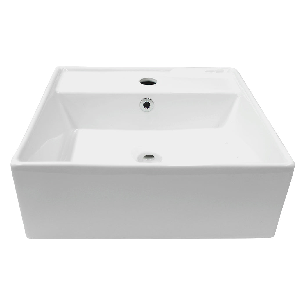 Ceramic Basin Bathroom Wash Counter - Rectangle