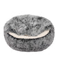 LARGE Dog Beds Pet Calming Warm Soft Plush - Charcoal