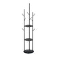 Coat Rack Clothes Stand 8 Hook Organizer - Black