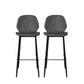 Set of 2 Zurich Bar Stool Barstools Counter - Grey