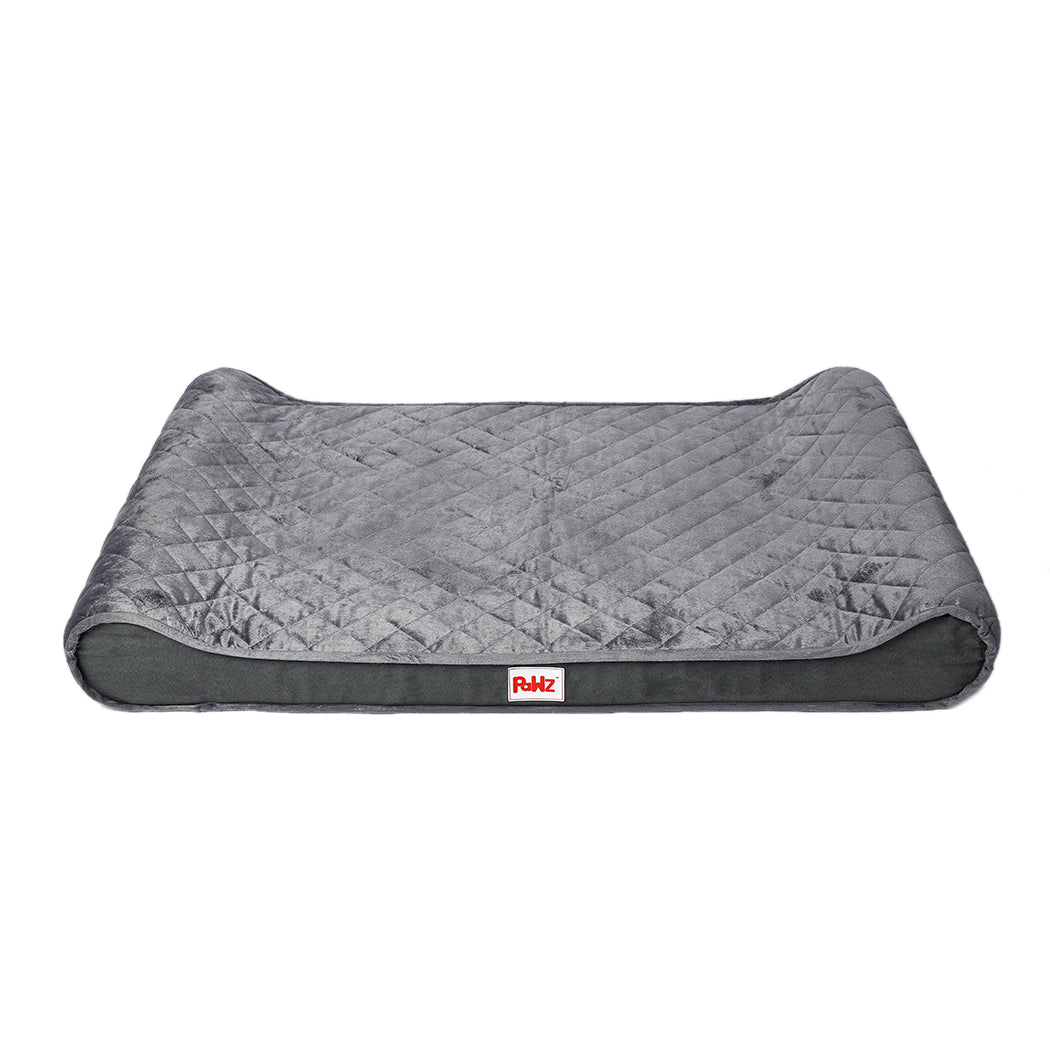 Sheltie Dog Beds Pet Orthopedic Sofa Bedding Soft Warm Mat Mattress Cushion - Grey LARGE