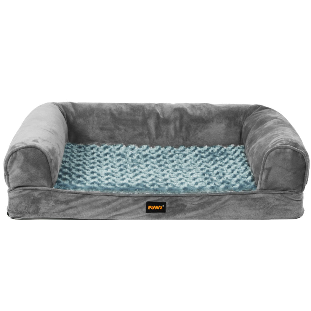 XLarge Dog Beds Pet Sofa Bedding Soft Warm - Grey