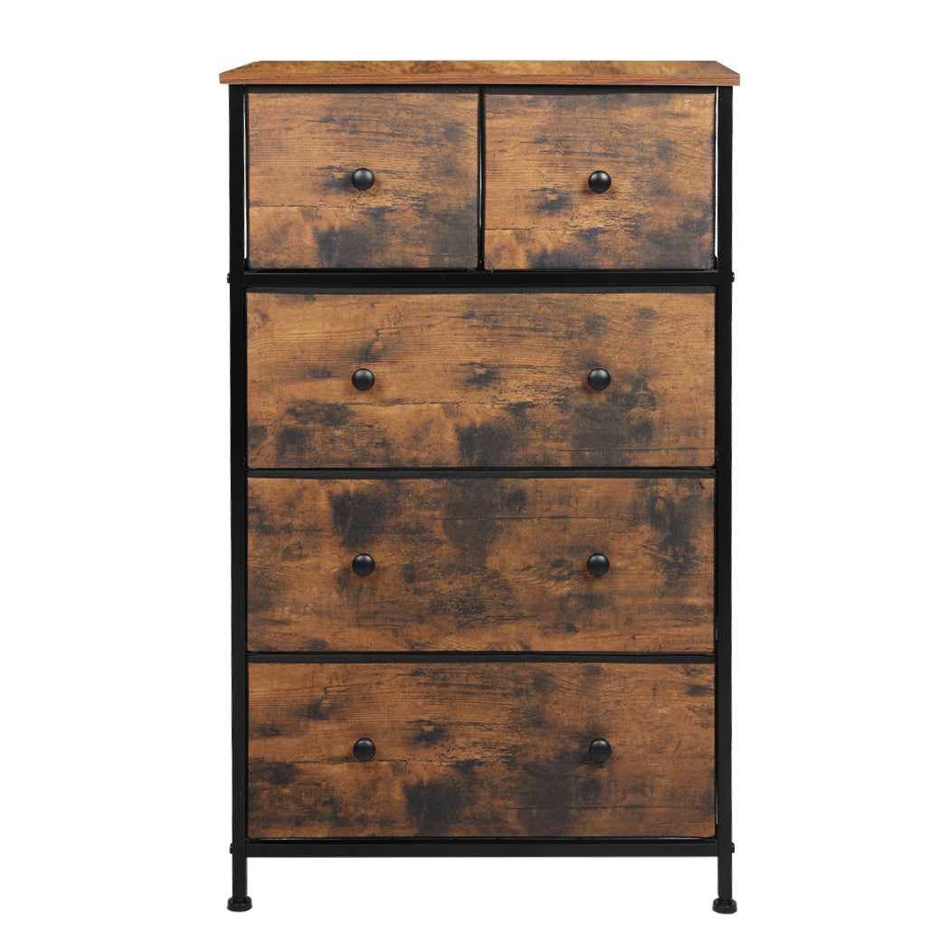 Storage Cabinet Tower Chest - Brown