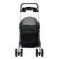 Pet Stroller Dog Cat Pram Foldable Carrier Travel 4 Wheels Pushchair Black Large