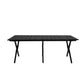 Folding Camping Table Portable - Black