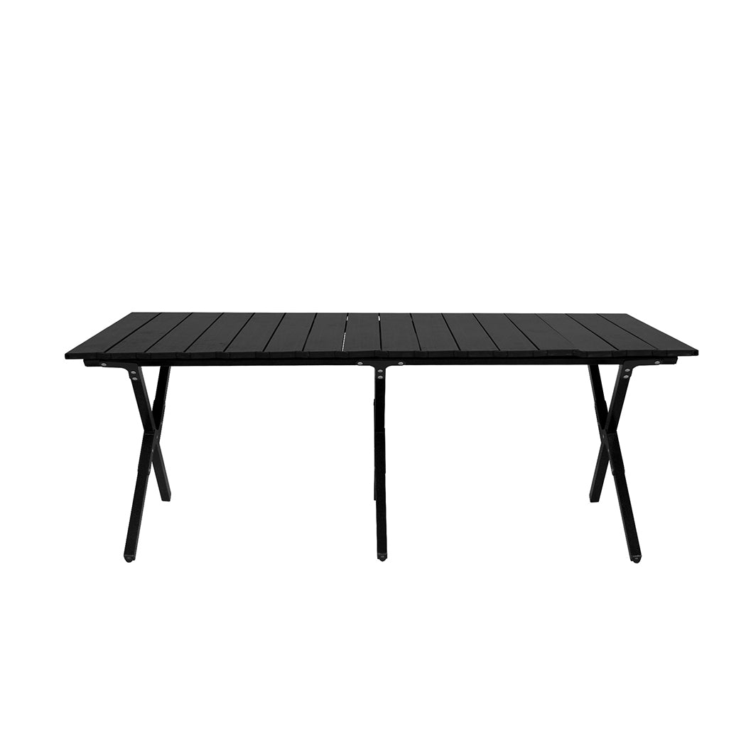 Folding Camping Table Portable - Black