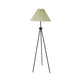 Modern Led Floor Lamp Stand Reading Light Decoration Indoor Classic Linen Fabric - Beige