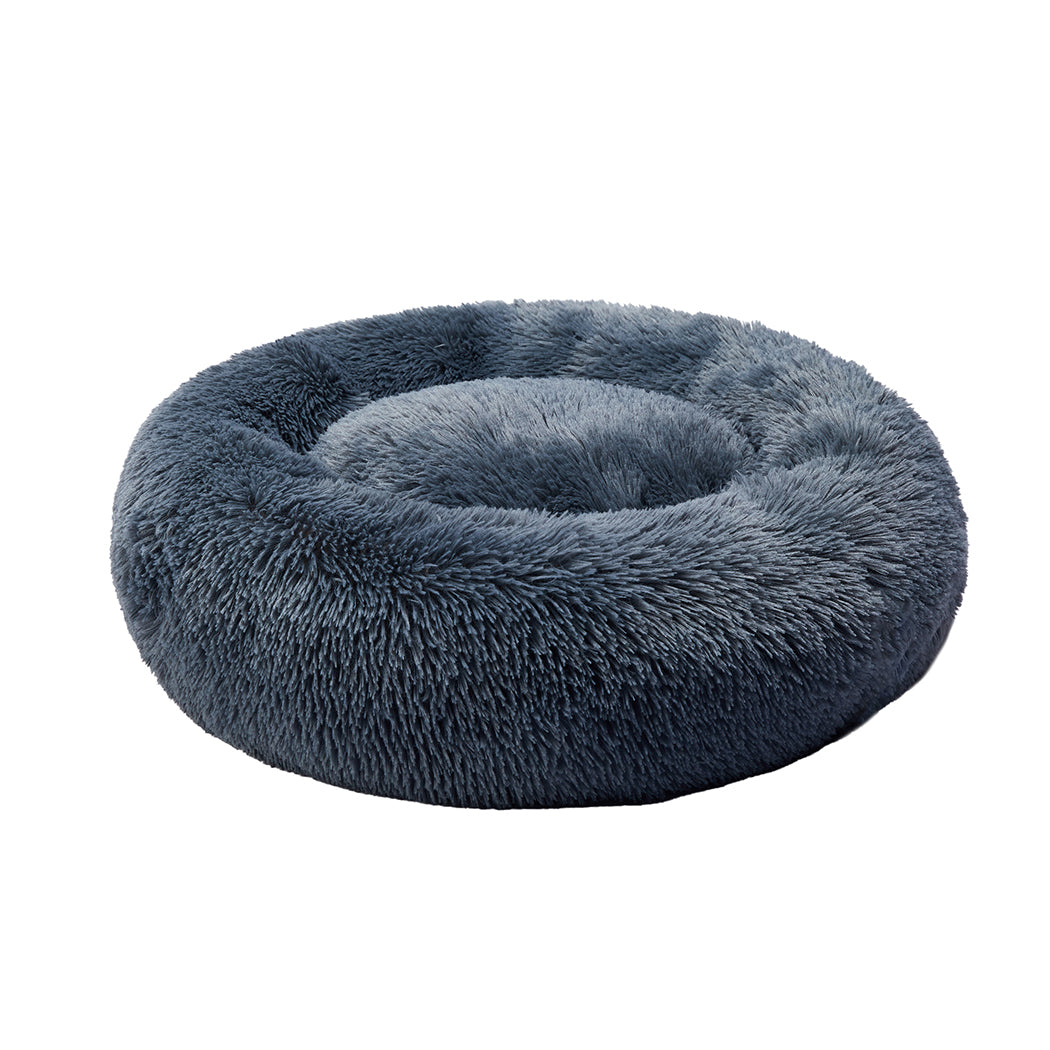 XXXLarge Dog Beds Pet Donut Nest Calming - Dark Grey