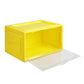 Stacked Sneaker Display Case Clear Shoe Yellow