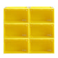 Stacked Sneaker Display Case 6x Clear Yellow