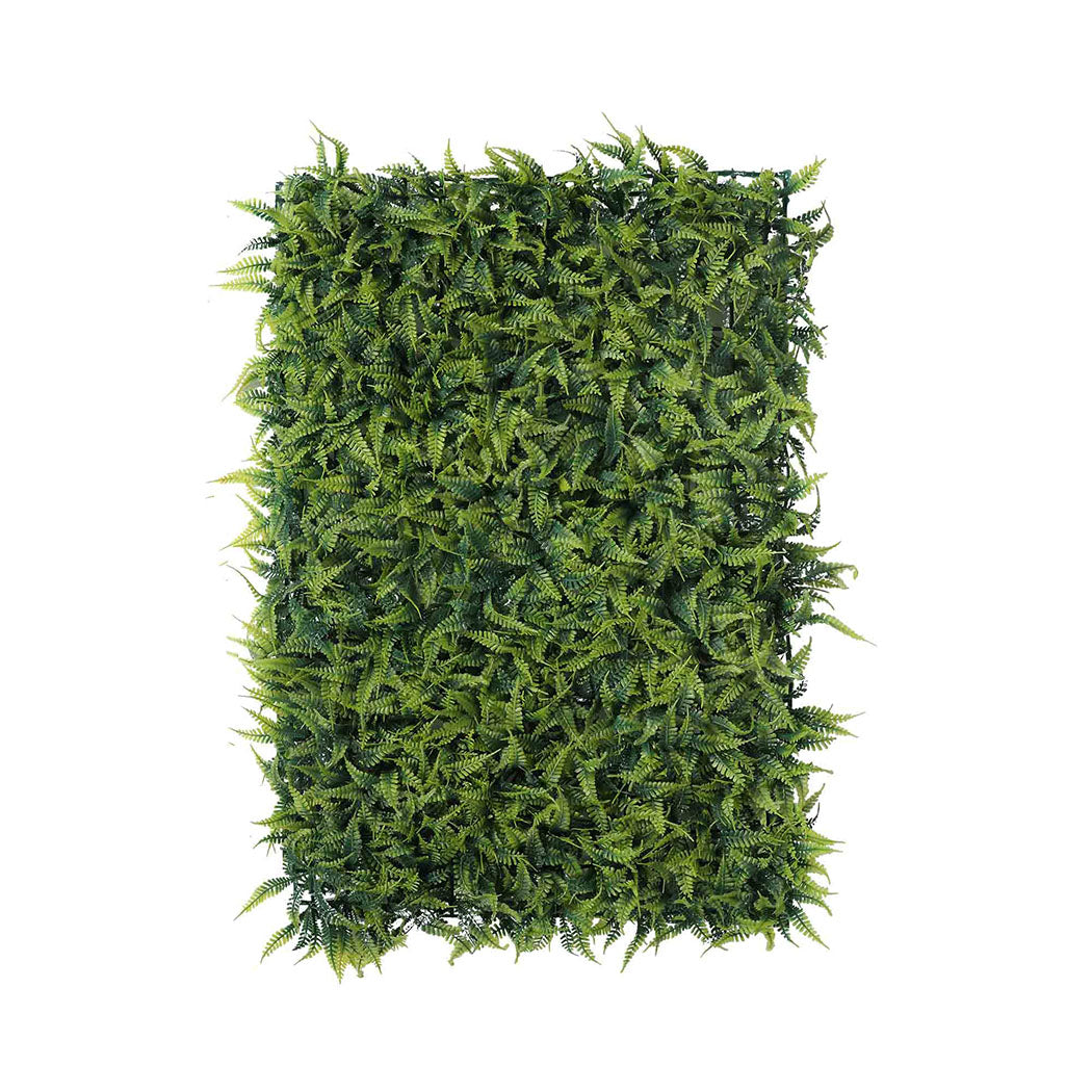 Set of 10 Artificial Boxwood Hedge Fence Fake Vertical Garden