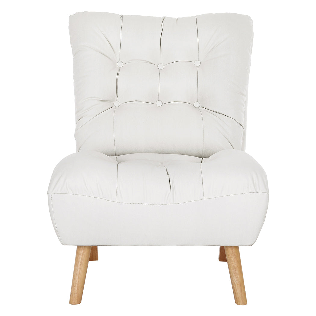 Maggie Lounge Accent Chair Recliner - Cream