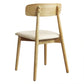 Agatha Set of 2 Dining Chairs Kitchen Chair - Natural