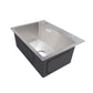 Stainless Steel Kitchen Sink Under/Top Mount Sinks Laundry Single Bowl 440 x440Mm