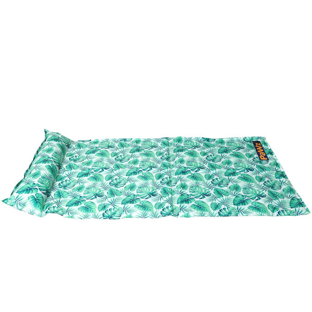 LARGE Dog Beds Pet Cooling Mat Gel Non-Toxic - Green