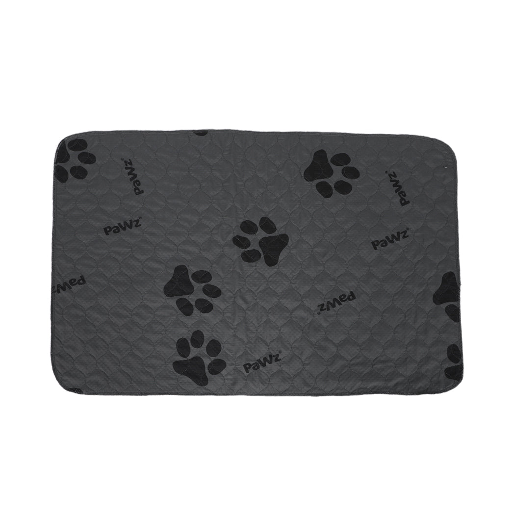 Set of 4 Washable Dog Puppy Training Pad Reusable Cushion Double Extra Large Grey