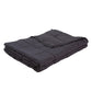 Winslow Weighted Soft Blanket 7KG Promote Deep Sleep Anti-Anxiety Single - Dark Grey