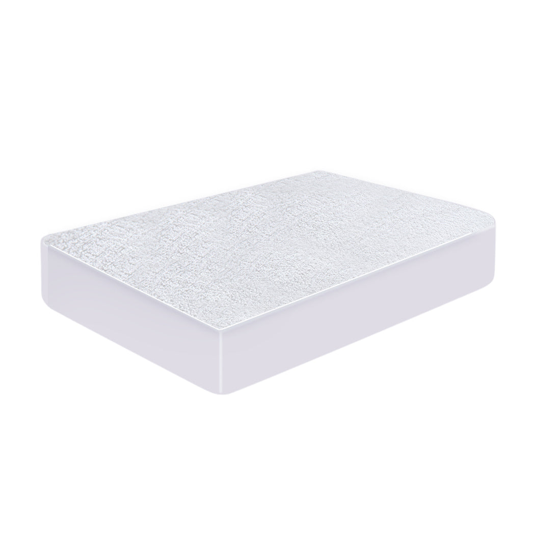 King DreamZ Terry Cotton Fully Fitted Waterproof Mattress Protector