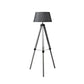 Tripod Wooden Floor Lamp Shaded Reading Light Adjustable Home Lighting