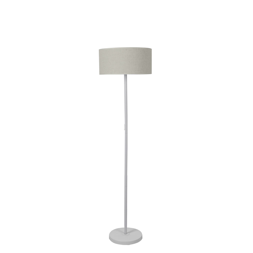 Modern Indoor Classic Linen Fabric Led Floor Lamp Stand Reading Light Decoration