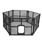 Pet Playpen Foldable Protable Dog Play Pens Plastic Garden Outdoor 6 Panels