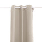 Set of 2 132x213cm Blockout Curtains Panels 3 Layers - Beige