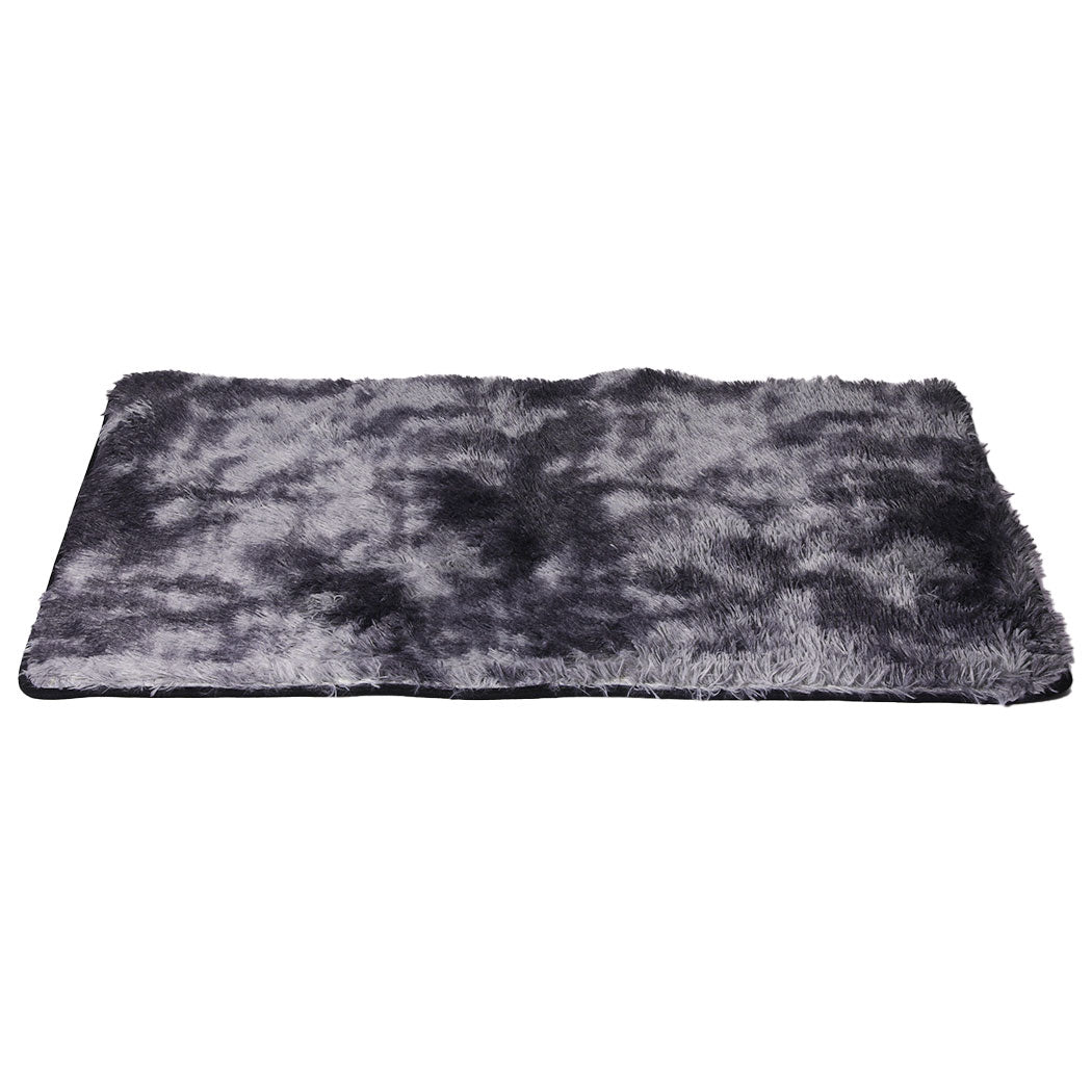 Caden 160x230 Floor Rug Shaggy Soft Large Area Rugs Tie-Dyed - Midnight City