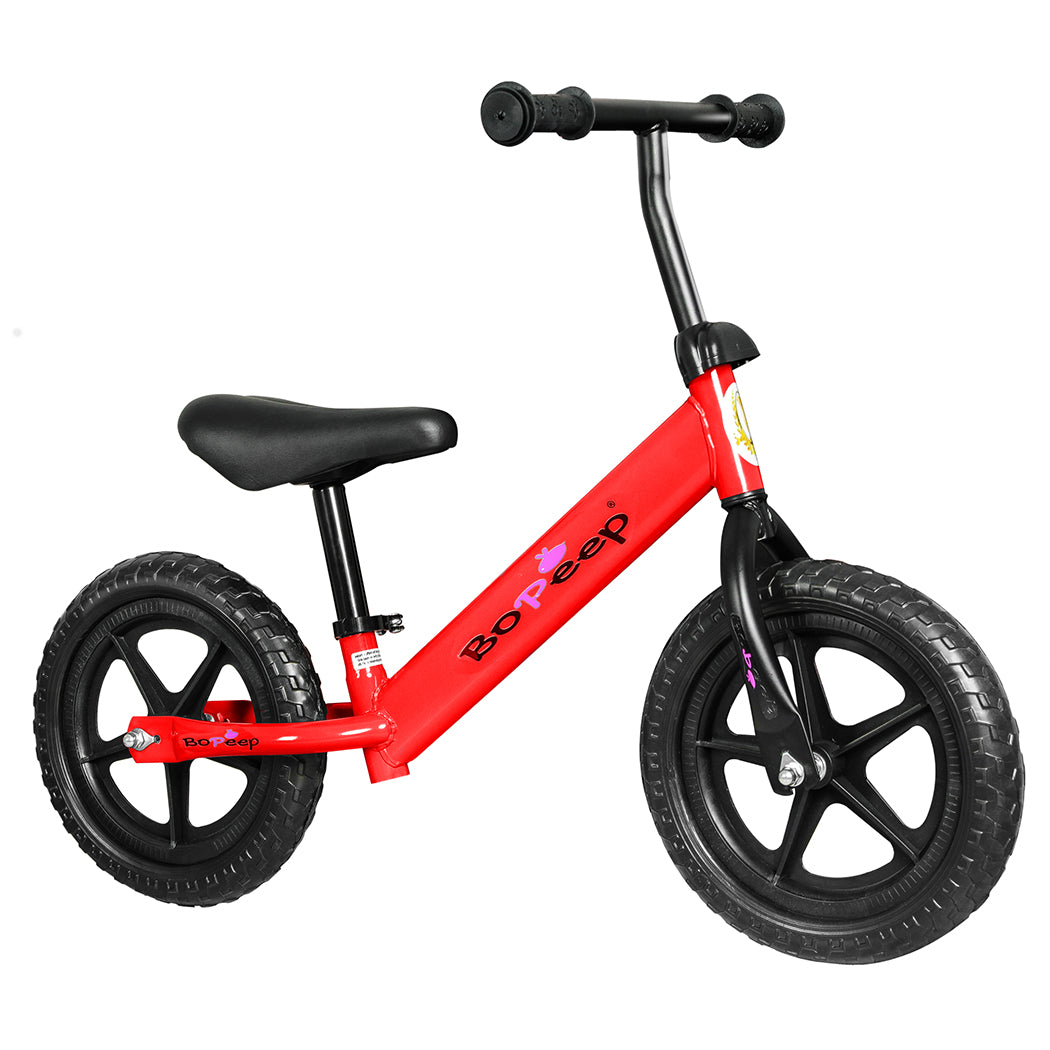 Kids Balance Bike Ride On Toys Push Bicycle Children Outdoor Toddler Safe - Red