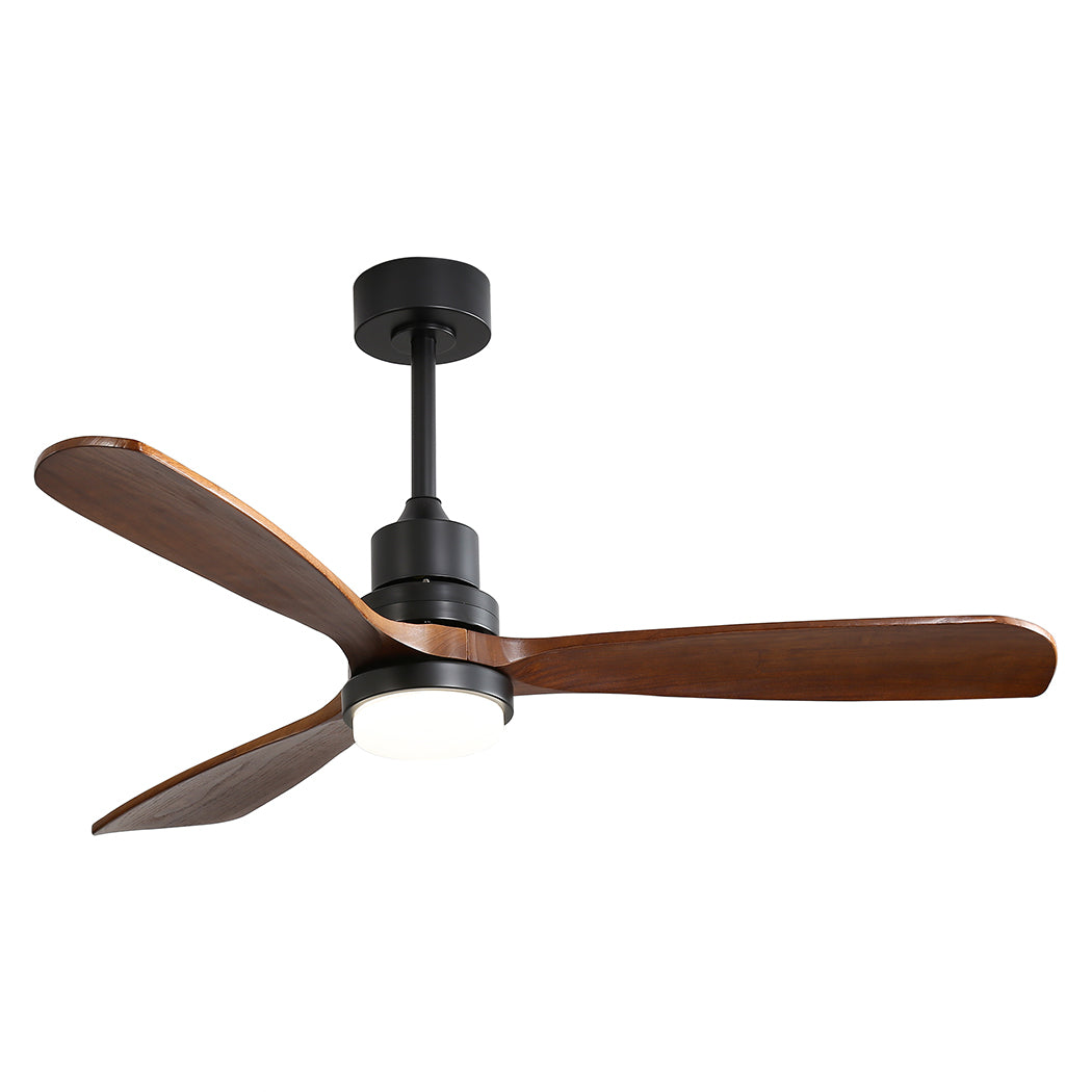 52'' Wood Ceiling Fan DC Motor - Walnut