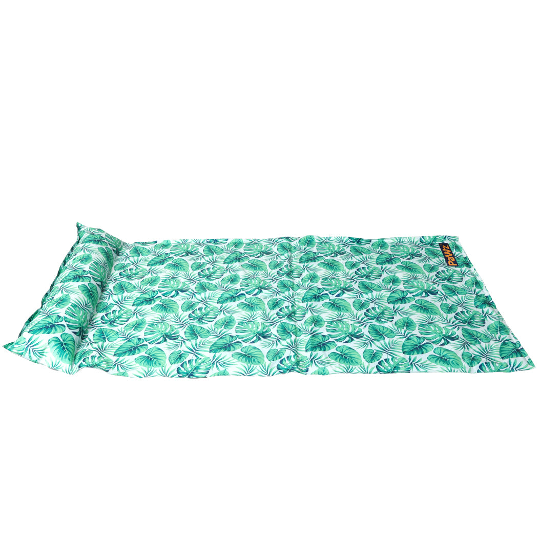 XLarge Dog Beds Pet Cooling Mat Gel Non-Toxic - Green