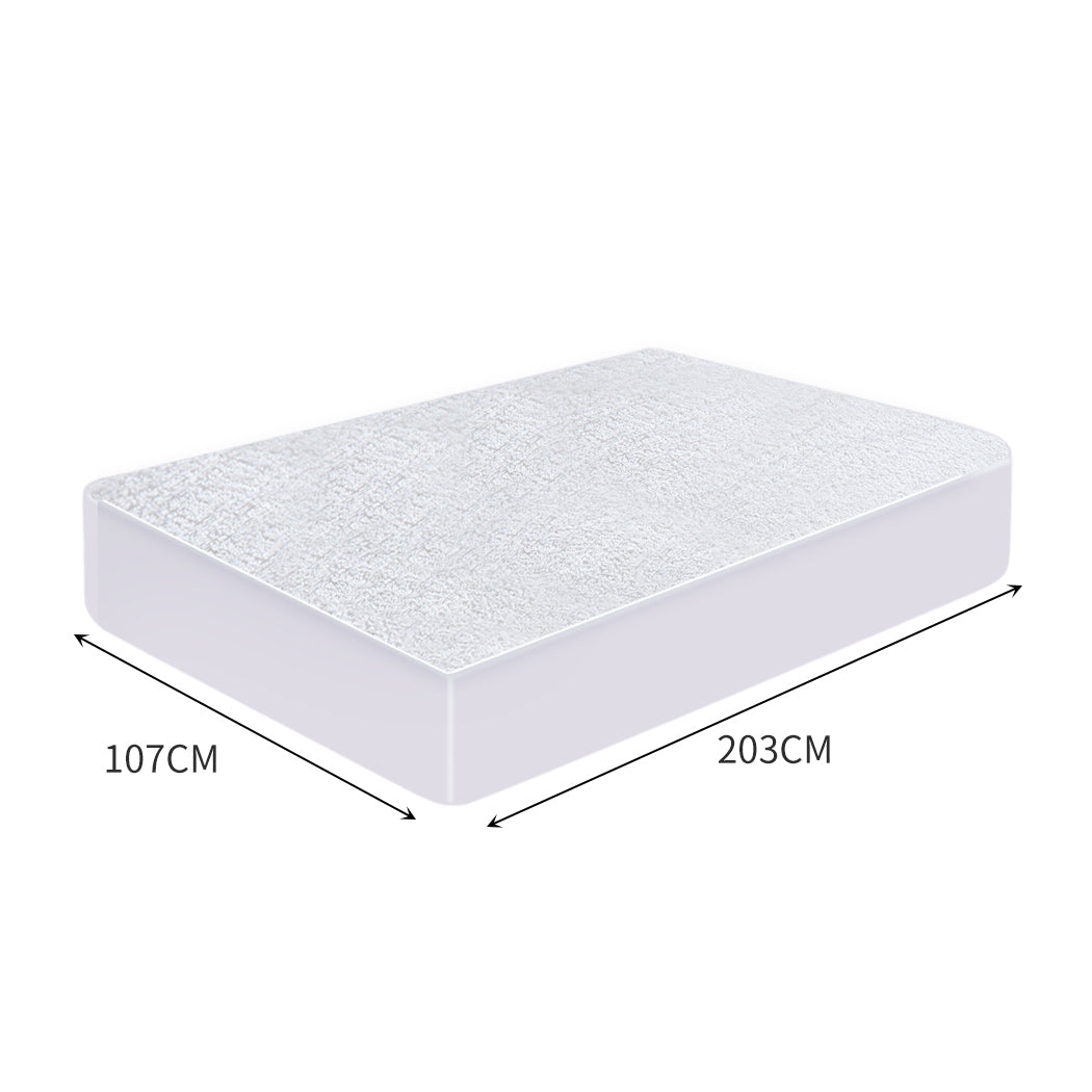 King Single DreamZ Terry Cotton Fully Fitted Waterproof Mattress Protector