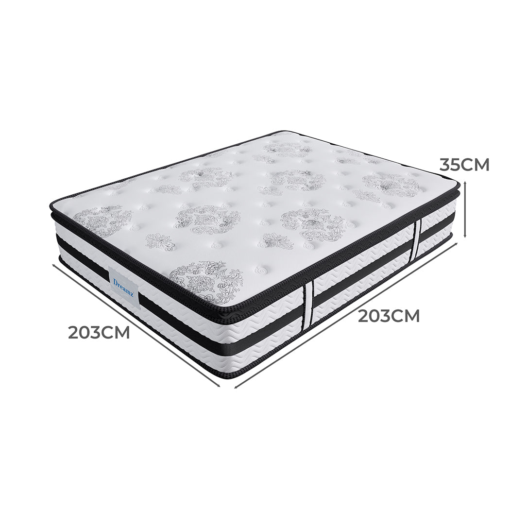 Ysla 35cm Thick Euro Top Egg Crate Foam Mattress - Super King