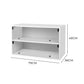 Stacked Shoes Storage Cabinet LED Sneaker White