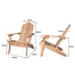 Adirondack Levede Chair Outdoor Furniture Natural