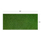 10sqm Artificial Grass 35mm Fake Lawn Flooring Outdoor Synthetic Turf Plant - 4-Colour Green