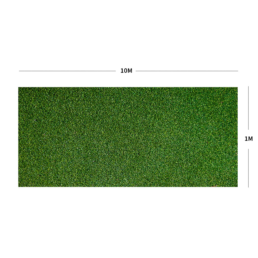 10sqm Artificial Grass 35mm Fake Lawn Flooring Outdoor Synthetic Turf Plant - 4-Colour Green