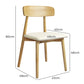 Agatha Set of 2 Dining Chairs Kitchen Chair - Natural