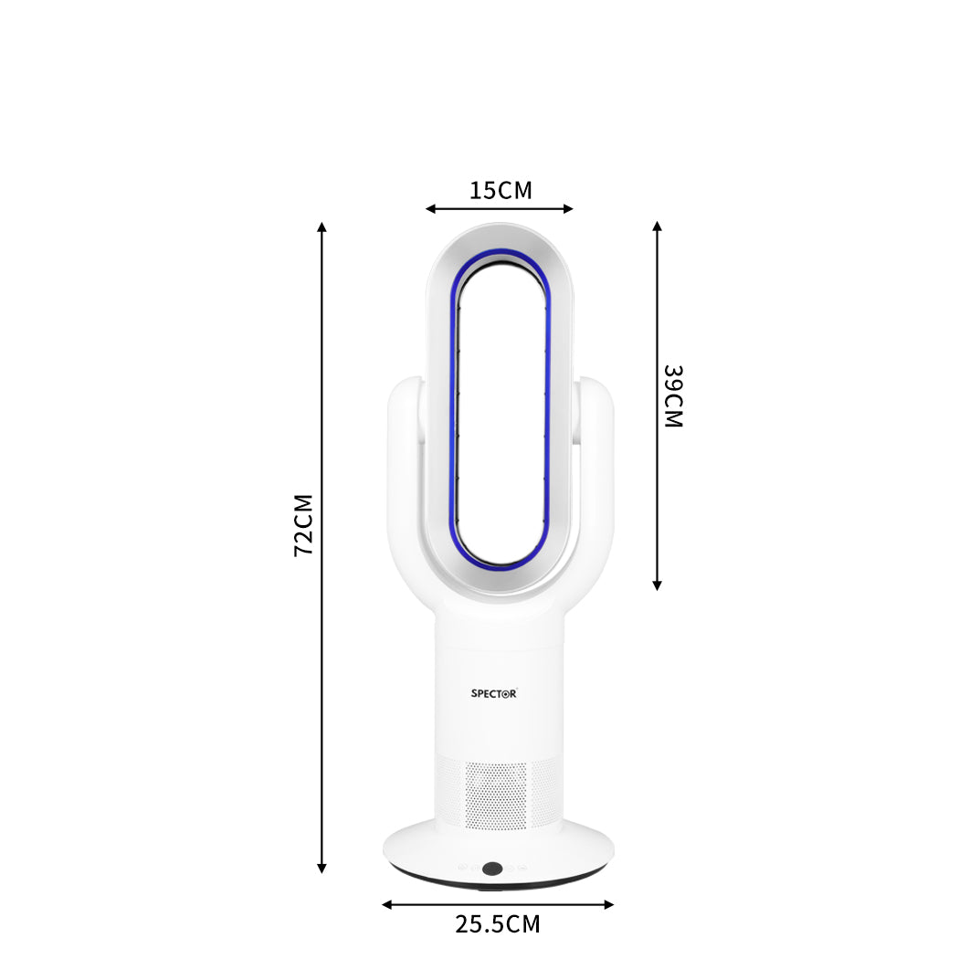 Bladeless Electric Fan Cooler - Blue