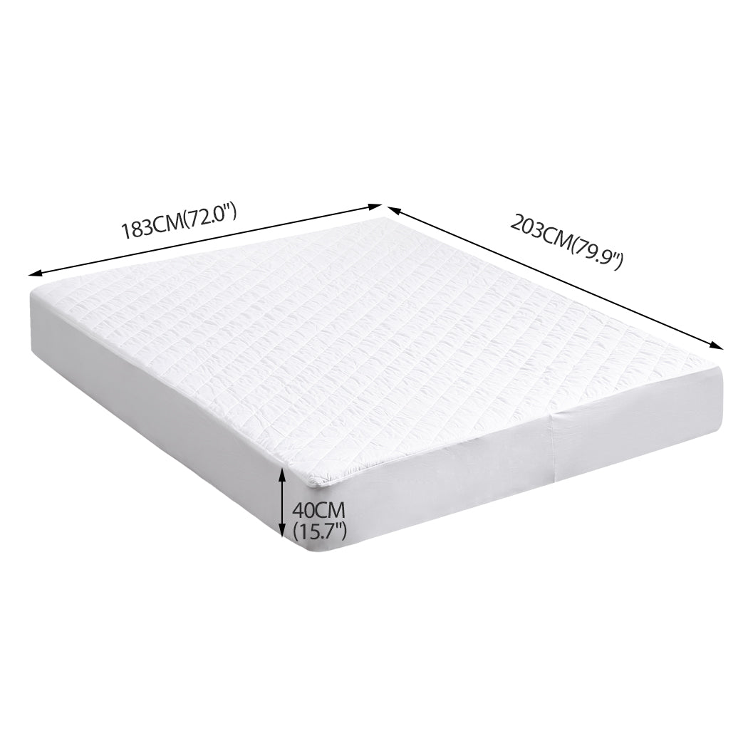 King DreamZ Fully Fitted Waterproof Microfiber Mattress Protector