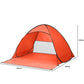 Pop Up Beach Tent Camping Portable Shelter Shade 2 Person Tents Fish Orange