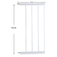 Baby Kids Safety Security Gate Stair Barrier Doors Extension Panels 30cm White