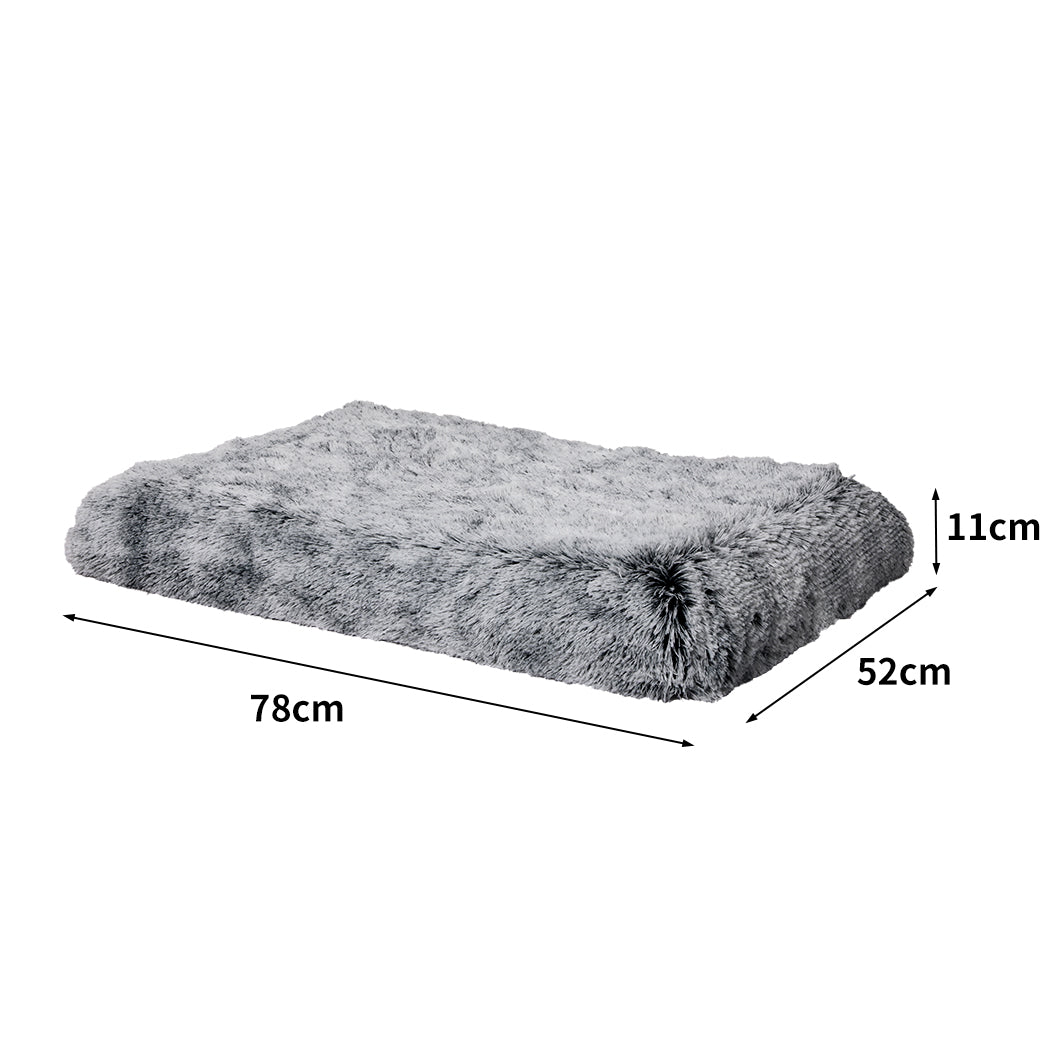 SMALL Dog Beds Mat Pet Calming Memory - Charcoal